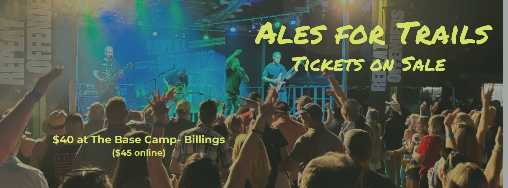 Get Your Ales for Trails Tickets at The Base Camp & Save!