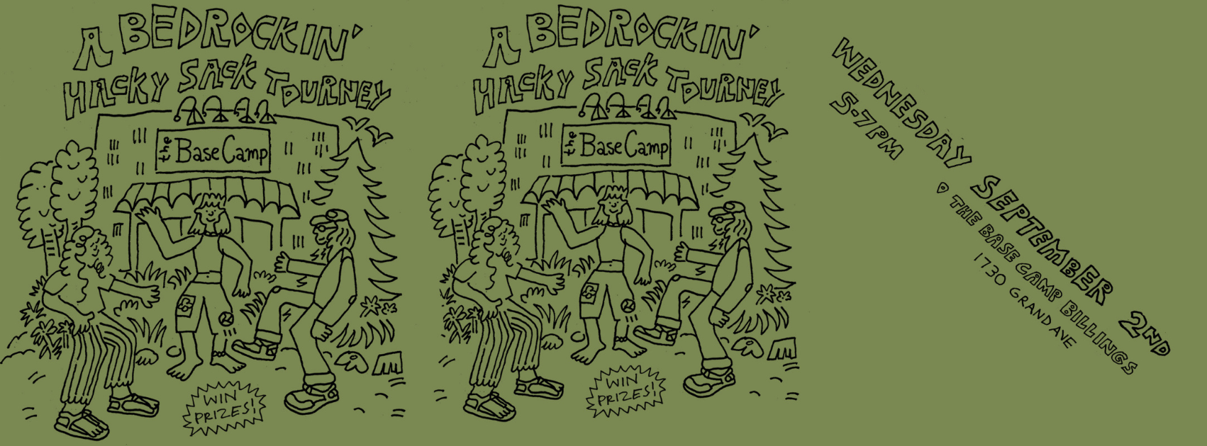 A Bedrockin’ Hacky Sack Tourney at The Base Camp