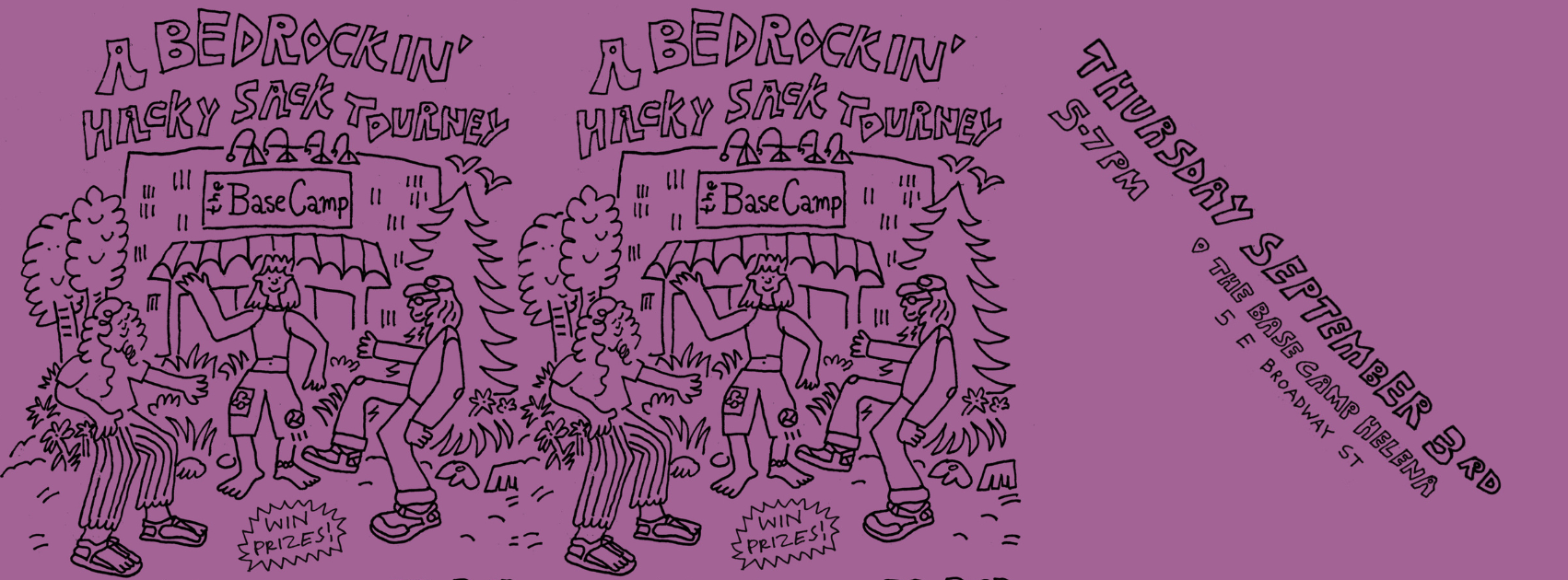 A Bedrockin’ Hacky Sack Tourney at The Base Camp