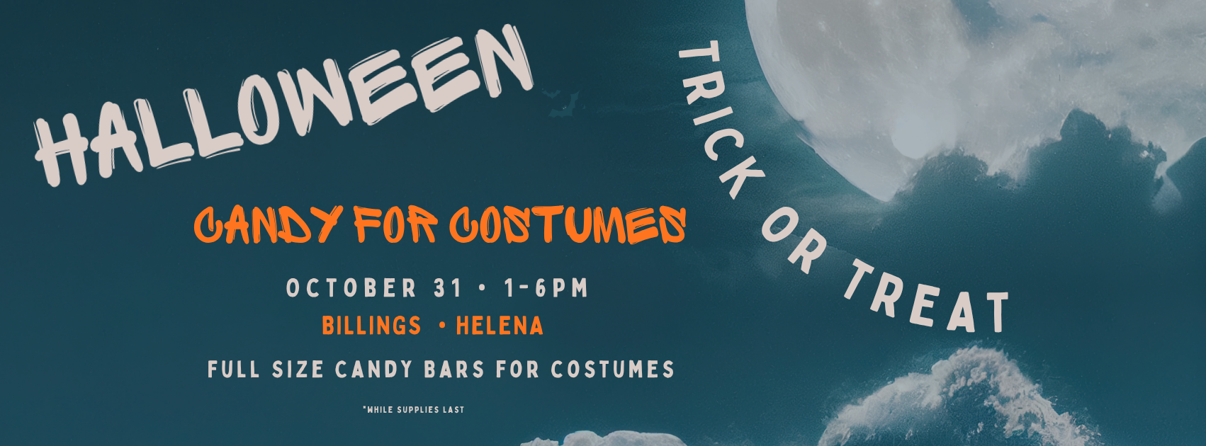 Candy for Costumes at The Base Camp • Billings & Helena
